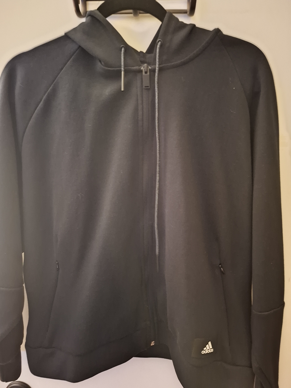 Adidas Womens Plus Size Cropped Zip Up Hoodie Size 20